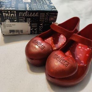 Mini Melissa Ultragirl Heart glitter